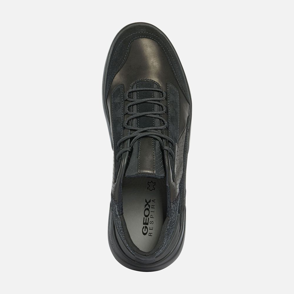 Basket Geox Smoother - Noir - Homme 382159-ELD